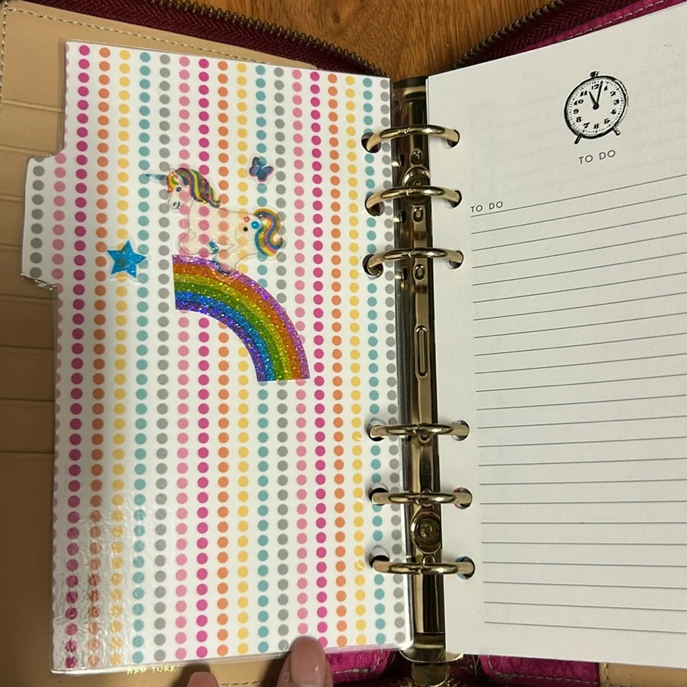 Kate Spade Wellesley Red Leather Calendar Planner Agenda